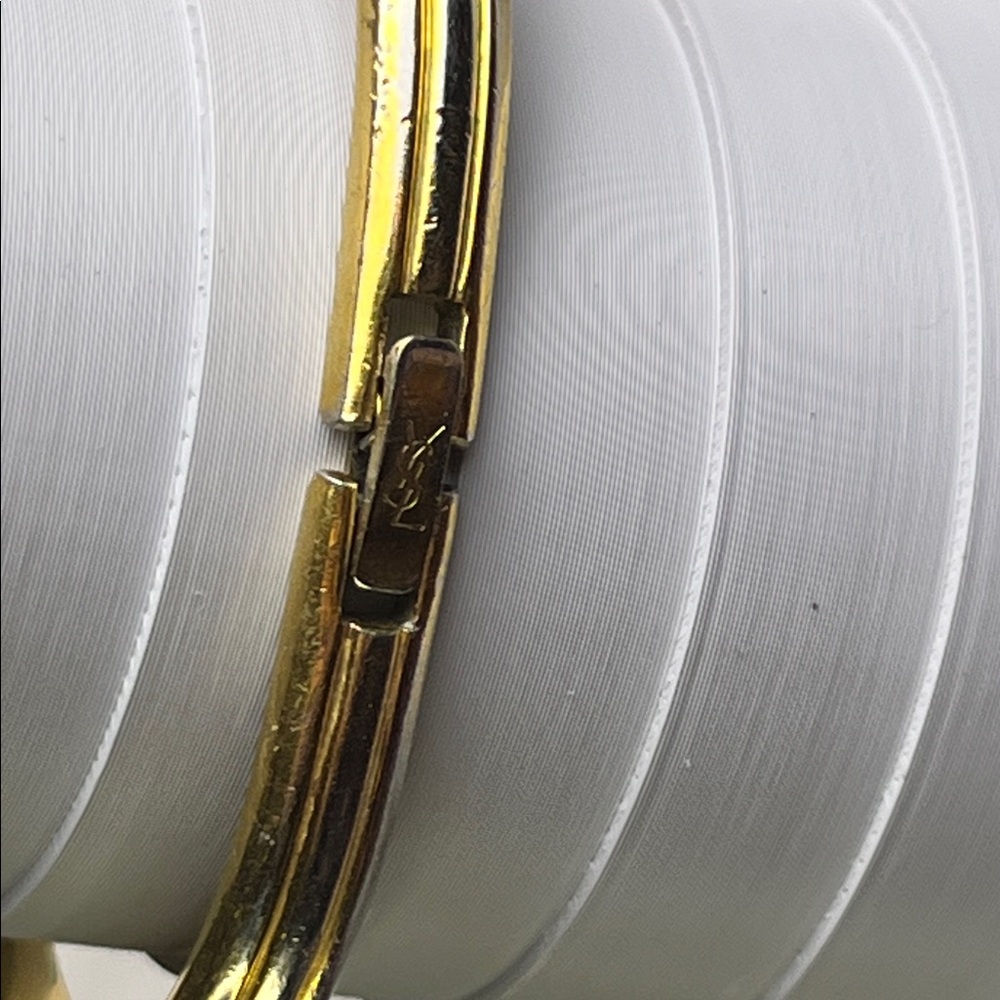 Yves Saint Laurent Watch 5920-H12115 Gold Stainless Steel Quartz Premium READ - Picture 7 of 11